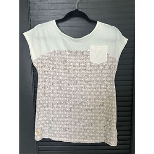 Lole Organic Moisture Wicking Yoga Short Sleeve Top Small